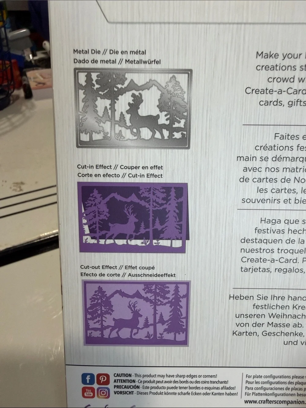 Crafters Companion Holiday Create-a-Card Die Sets